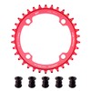 Jgbike ラウンドオーバルチェーンリング 104mm BCD chainring 30T 32T 34T 36T 38T