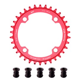 Jgbike ラウンドオーバルチェーンリング 104mm BCD chainring 30T 32T 34T 36T 38T 8 9 10 11 12スピード MTB XCトレイルe-バイクファットバイクマウンテンバイク用ナローワイドシングルチェーンリング