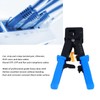 RJ45 Crimping Tool Pass Through CAT6 CAT5E Ethernet Wire Crimper