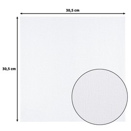 Florence Cardstock Textured - Coloured Card Making Supplies 12 x 12 inch - White - 20 Sheets - Coloured Paper for Scrapbooking, Card Making and Other Paper Crafts - 216 GSM