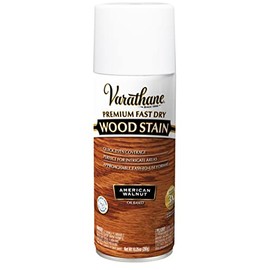 Varathane Premium Fast Dry Wood Stain Spray, 10.25 oz, American Walnut