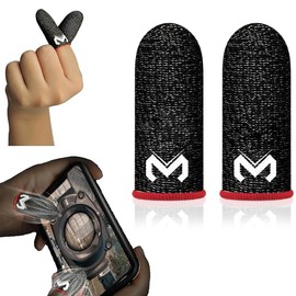 SIOPPKIK Pack of 2 Finger Sleeves Thumb Sleeve for Gaming Finger Protection Finger Gloves Mobile Gaming Finger Sleeve Thumb Sleeves Finger Cover for Touchscreen Game Mobile