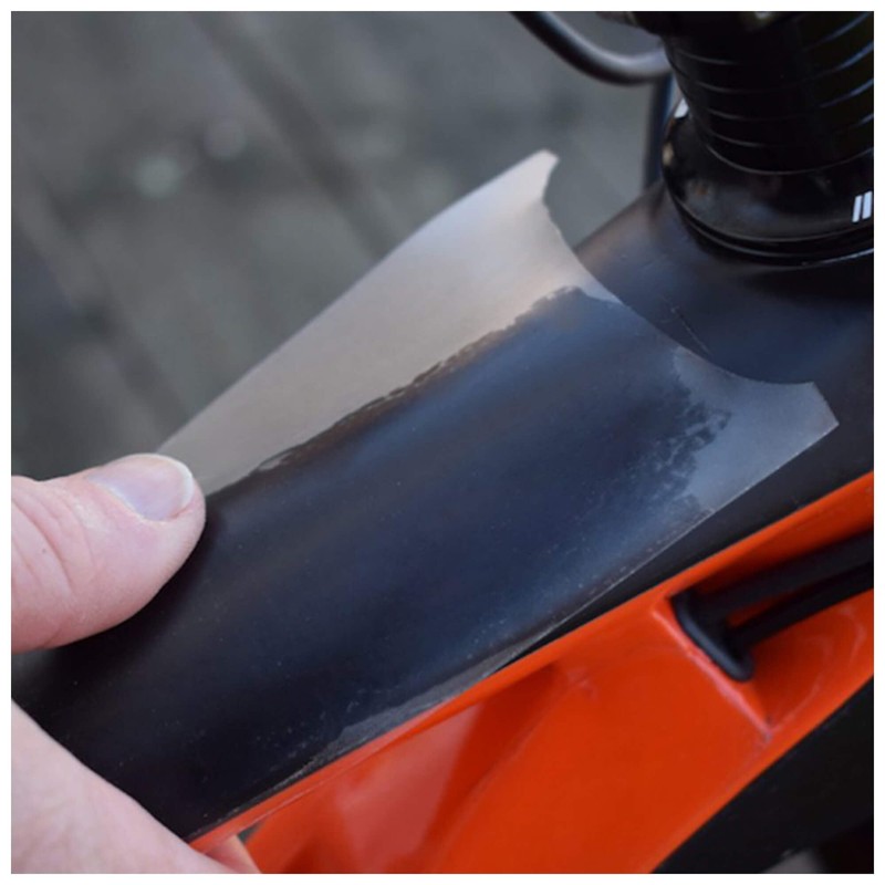 Bike Shield Cable Shield Frame Protection, Transparent Gloss