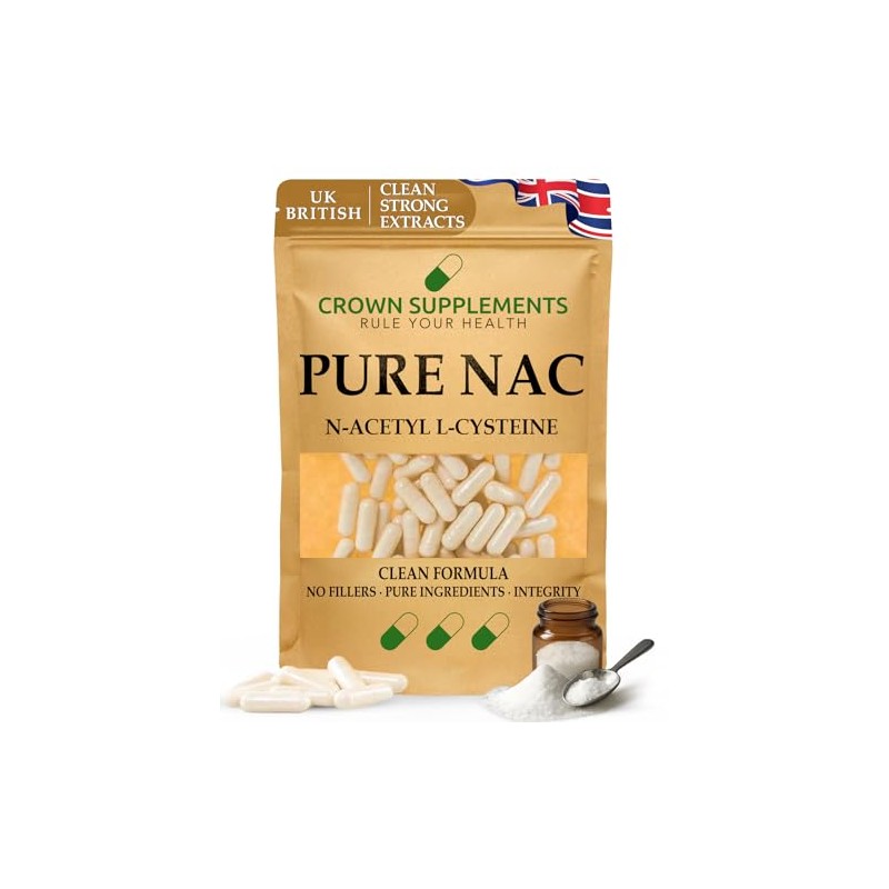 Pure Clean NAC Capsules N Acetyl Cysteine | Clean Formula