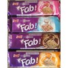 Variety Pack: Parle Hide & Seek Fab! Choco Chip Sandwich Cookies - ONE Pack Each of 112g.: Strawberry, V by Parle