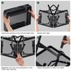 JiGiU Folding Camping Table Pinic Table Height Adjustable Foldable Table