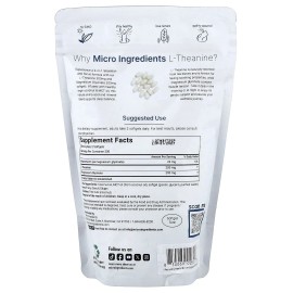 L-Theanine + Magnesium Glycinate , 400 Softgels