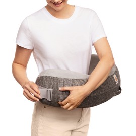 Ergobaby Natural Curve Nursing Pillow Cover with Strap, Grey