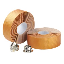 XhuangTech EVA Road Bike Handlebar Tapes, Bicycle Bar Tape, Cycling Handle Wraps (Gold)