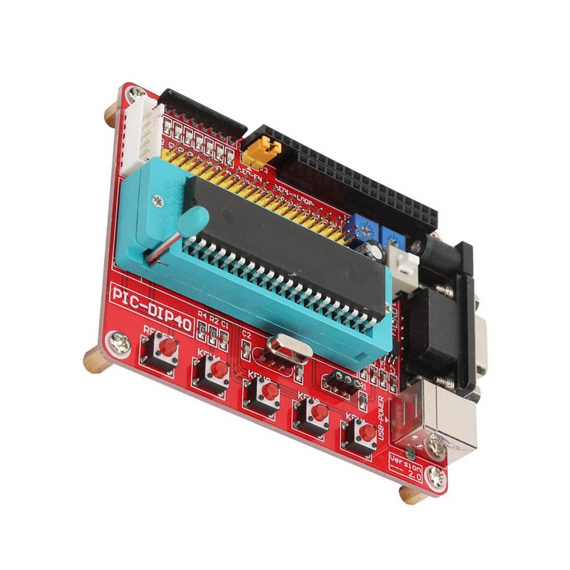 Learning Board PIC16F877A Microcontroller Development Board with RS232 Interface