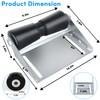 BALAVA 10 inch Boat Trailer Roller Bracket Assembly,Boat Trailer Keel