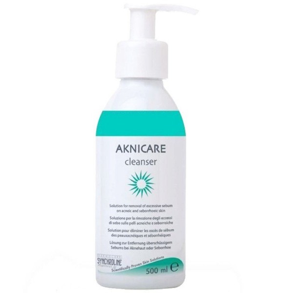 Synchroline Aknicare Cleanser Solution for Removal of Excessive Sebum 500ml