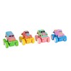 4pcs Pull Back Car Toys Cartoon Q Version Alloy Vehicle