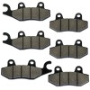 Caltric Front Rear Brake Pads for Can-Am Commander 1000 2011-2017