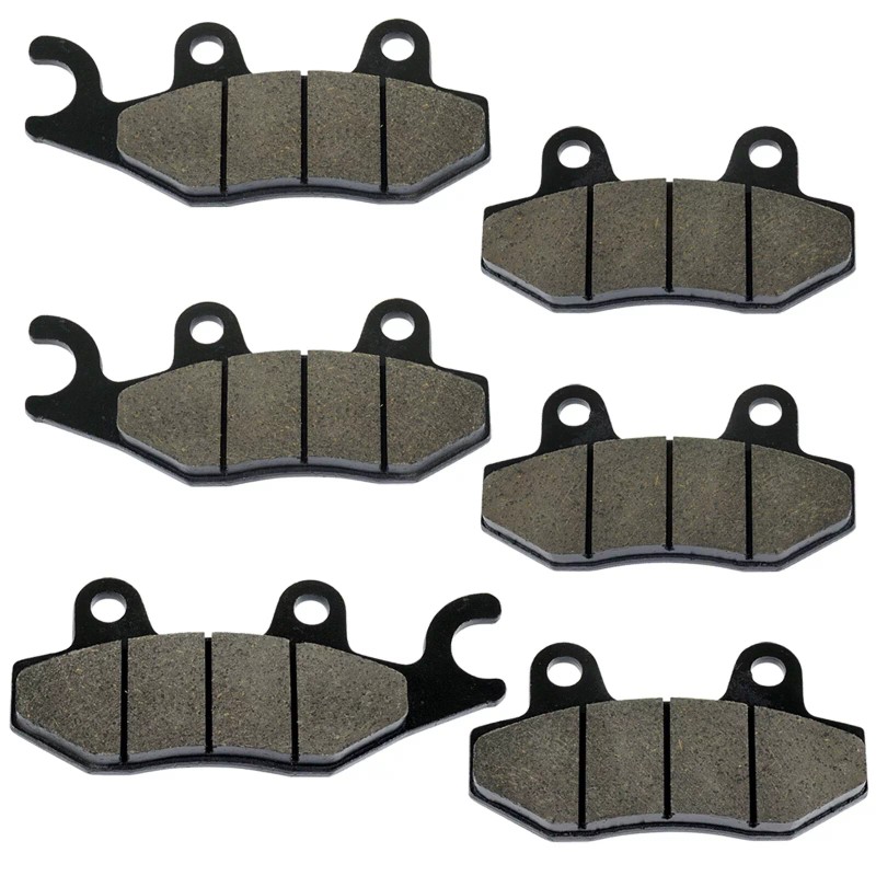 Caltric Front Rear Brake Pads for Can-Am Commander 1000 2011-2017