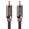 FosPower Subwoofer Cable (15 FT) RCA to RCA Audio Stereo