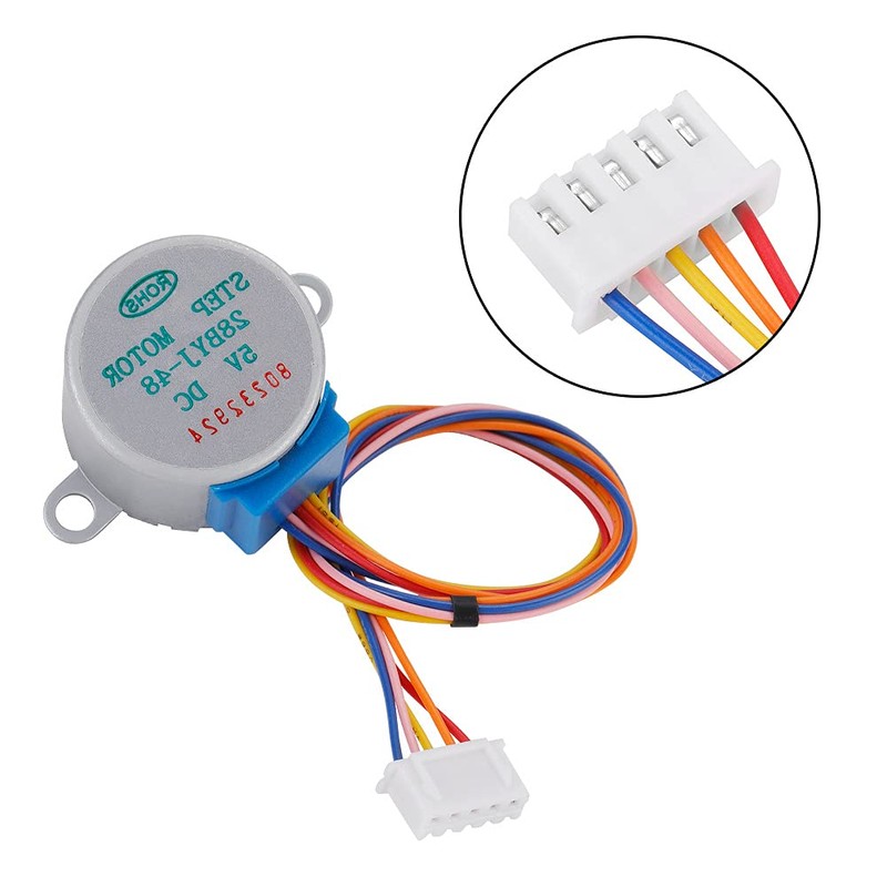 5 Pcs/Set DC 5V 4-Phase Rohs Step Motor 28BYJ-48, 5-Wire
