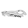 Final Touch Boxed The Flex Wine and Champagne Opener, Silver