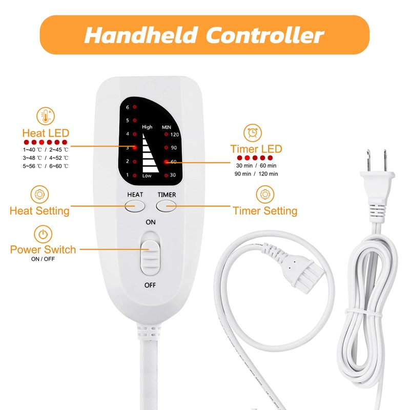 Heating Pad, Electric Heating Pad - Electric Heat Pad with