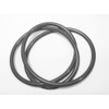 FONALU Black Eco-Friendly/Non-Toxic/Heat Resistant/Excellent Elasticity Silicone Lock Strap Suitable for