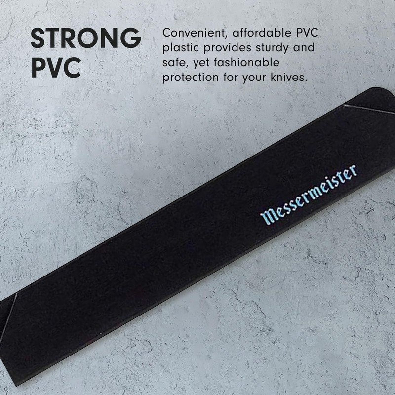 Messermeister 4-Piece Steak Knife Edge-Guard, Black - Fashionable & Functional