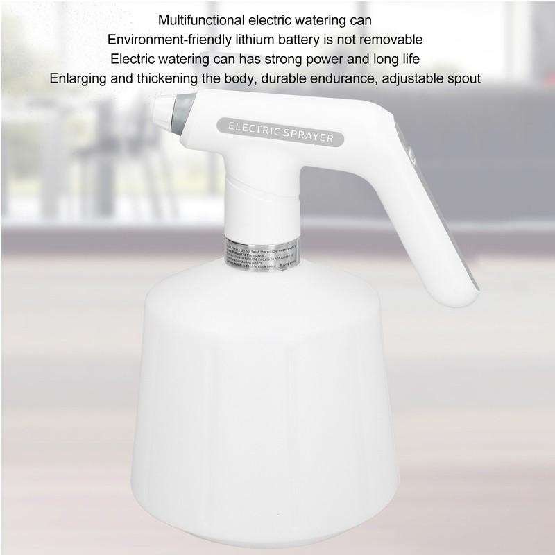 Electric Spray Bottle 2000mah USB Charging ABS and HDPE Rotating