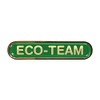 Eco Team Green Gel Domed School Bar Badge