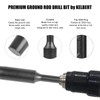 Ground Rod Driver Bit 15mm Earth Stake Rotate Hammers Drill