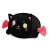 AIXINI Cute Black Cat Plush Pillow 8” Black Kitten Stuffed