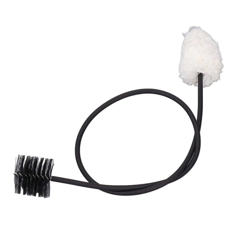 Saxophone Neck Cleaning Brush 50cm Bendable Metal Cotton Thread and