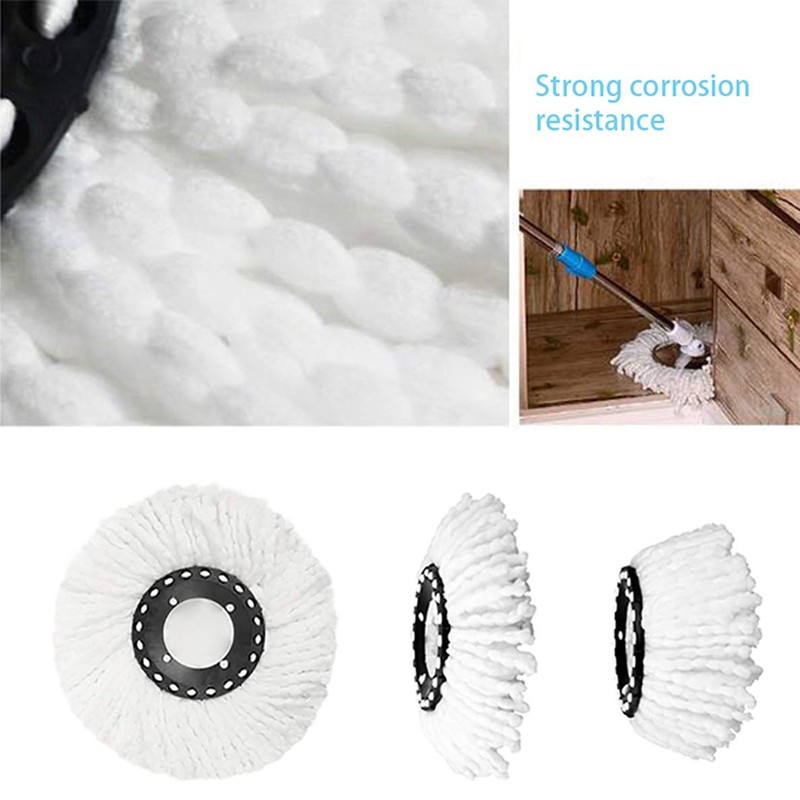 5PCS Microfiber Replacement Mop Head Spin Mop Head Replacement 5-Pack,
