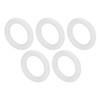 5pcs Baby Soft Silicone Teething Ring Toy Infant Safe Elastic