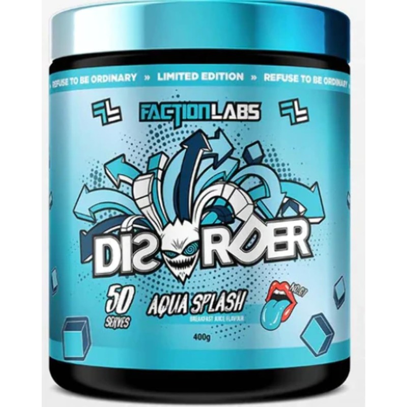 Faction Labs Disorder Pre-Workout 50 Serves Green Haze