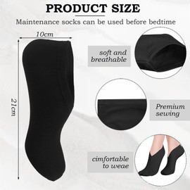 7 Pairs Moisturizing Socks Overnight, Scettar Spa Socks for Dry Fee, Cotton Moisture Enhancing Socks Thin Foot Spa Socks Cotton Socks for Moisturising for Dry Cracked Feet