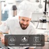 GFHGJH Gorros de Cocina Unisex,3 Piezas Gorro de elásticos Chef