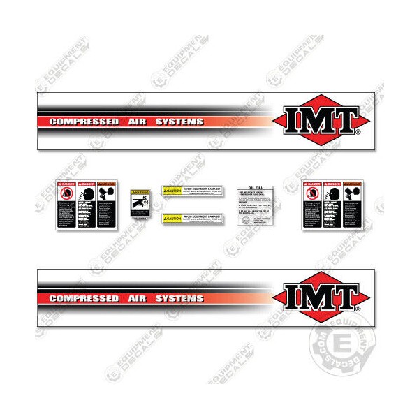 Aftermarket Fits IMT CAS3560 Decal Kit Air Compressor - 7