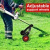 Weed Trimmer Support Wheel Adjustable Lawn Mower Auxiliary Wheels User-Friendly