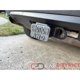 Car District Tow Hitch Cover 4MOTION AWD Volkswagen VW Tiguan Touareg Atlas ID4 tdi Golf 4x4