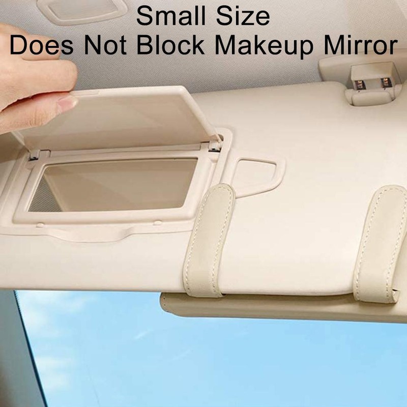 Sunglasses Holder for Car Sun Visor Auto Eyeglasses Organizer Box