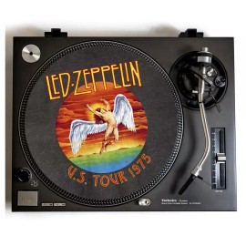 Universal Led Zeppelin Turntable Slipmat for Vinyl Records fits 12" DJ Slip Mat Platters