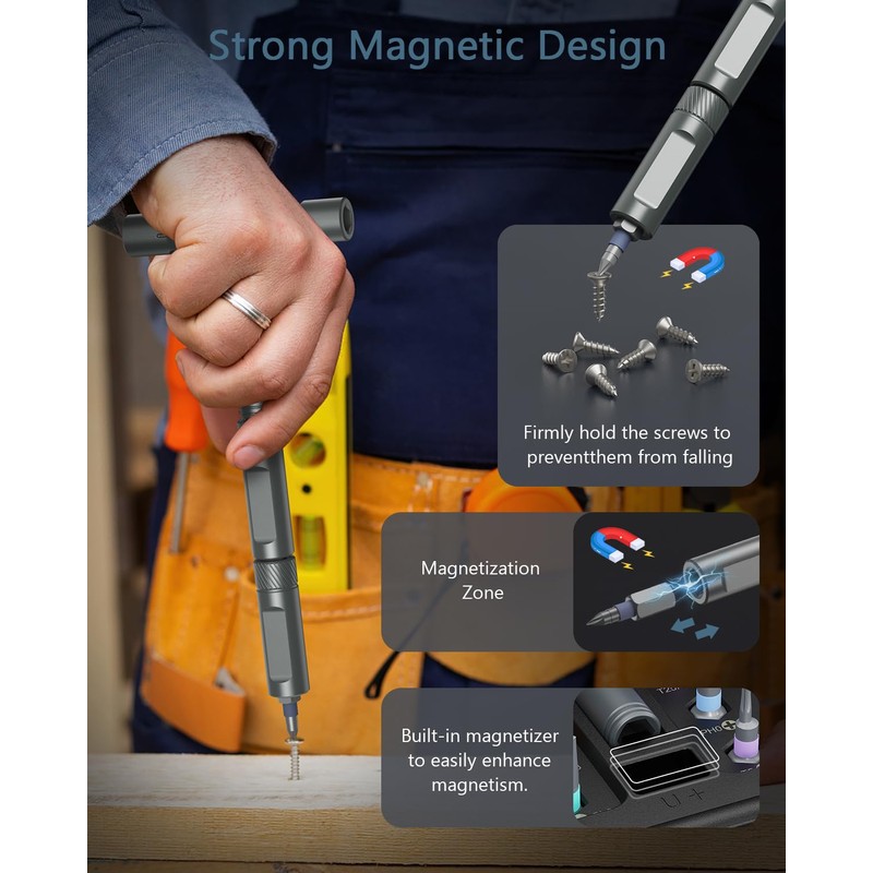 Upgraded 42 in 1 Magnetic Screwdriver Set, Ankilo DIY Ratchet