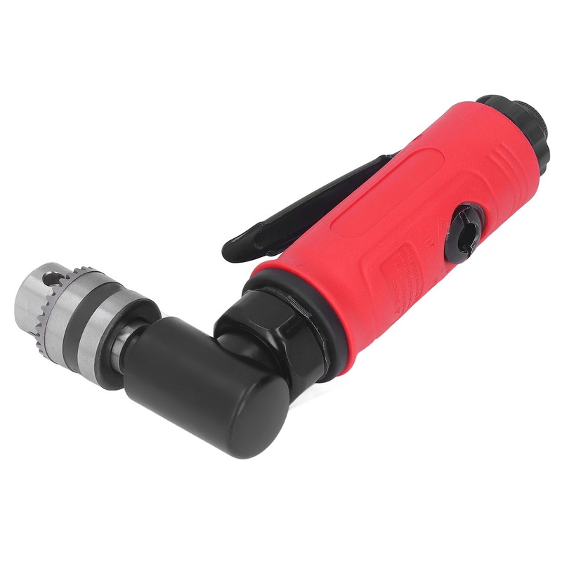 Industrial Air Drill Mini 1/4in Zinc Alloy 90° Elbow Pneumatic