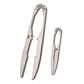 TIKIDESIGN Precision Tweezers Titanium Tweezers for Men, Chip Tweezers Craft Tweezers with Locking Design for EDC Keychain