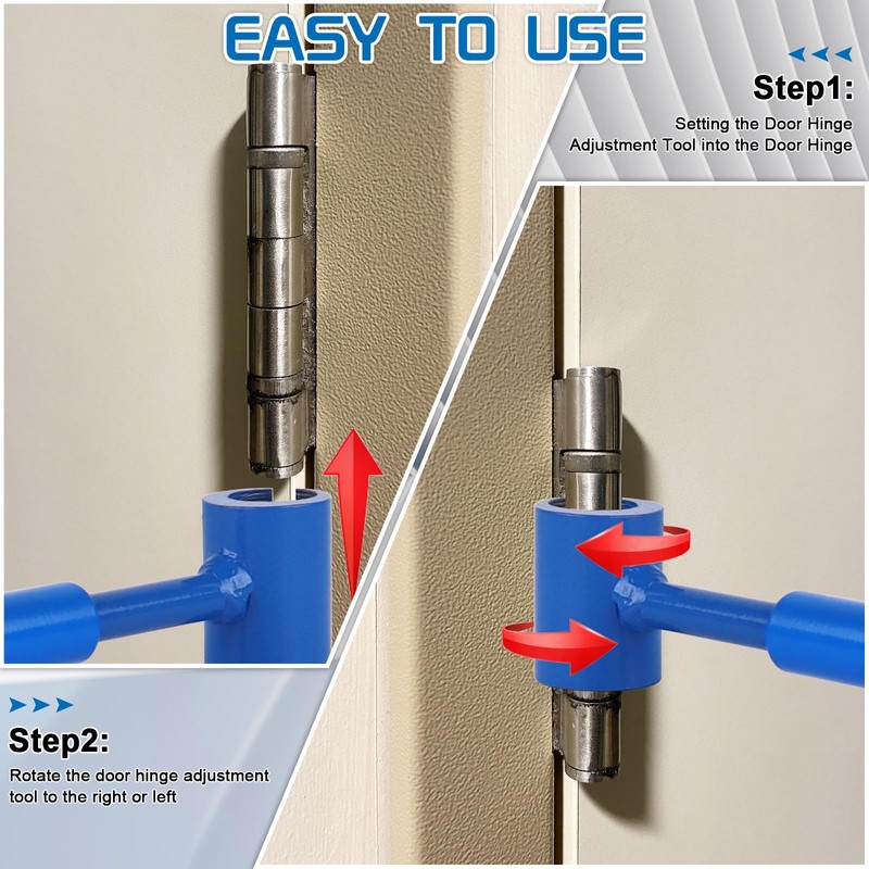 FANOVO Upgraded Door Hinge Gap Adjustment Wrench Tool Set,14-25 MM