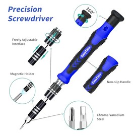 Juego de destornilladores de precisión 140 en 1, computadora profesional, kit de herramientas de reparación de portátiles, kit de herramientas de reparación de teléfonos celulares, compatible con