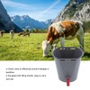 8L Plastic Feeder Bucket with Nipples Check Valves Feeding Equipment
