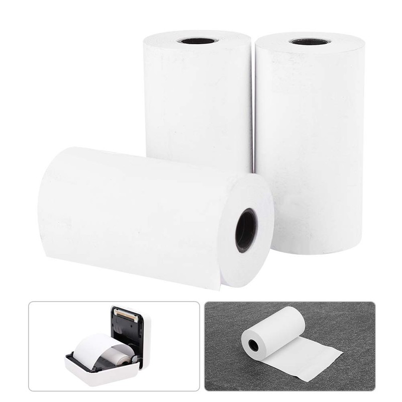 Papel de Impresora de 3 Piezas, Rollos de Papel Térmico