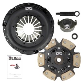 JDK Stage 3 Ceramic Clutch Kit Compatible with 1994-2001 Acura Integra 1999-2000 Honda Civic Si 1994-1997 Civic Del Sol VTEC 1997-2001 CR-V B16 B18 B20