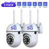 2PCS X Wireless 5G WiFi Security Camera System Smart Outdoor