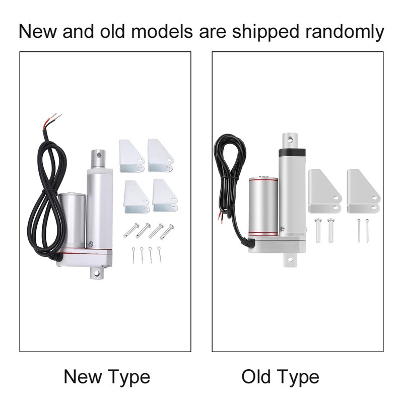 50mm Stroke Linear Actuator 24V High Duty 750N Electric Straight